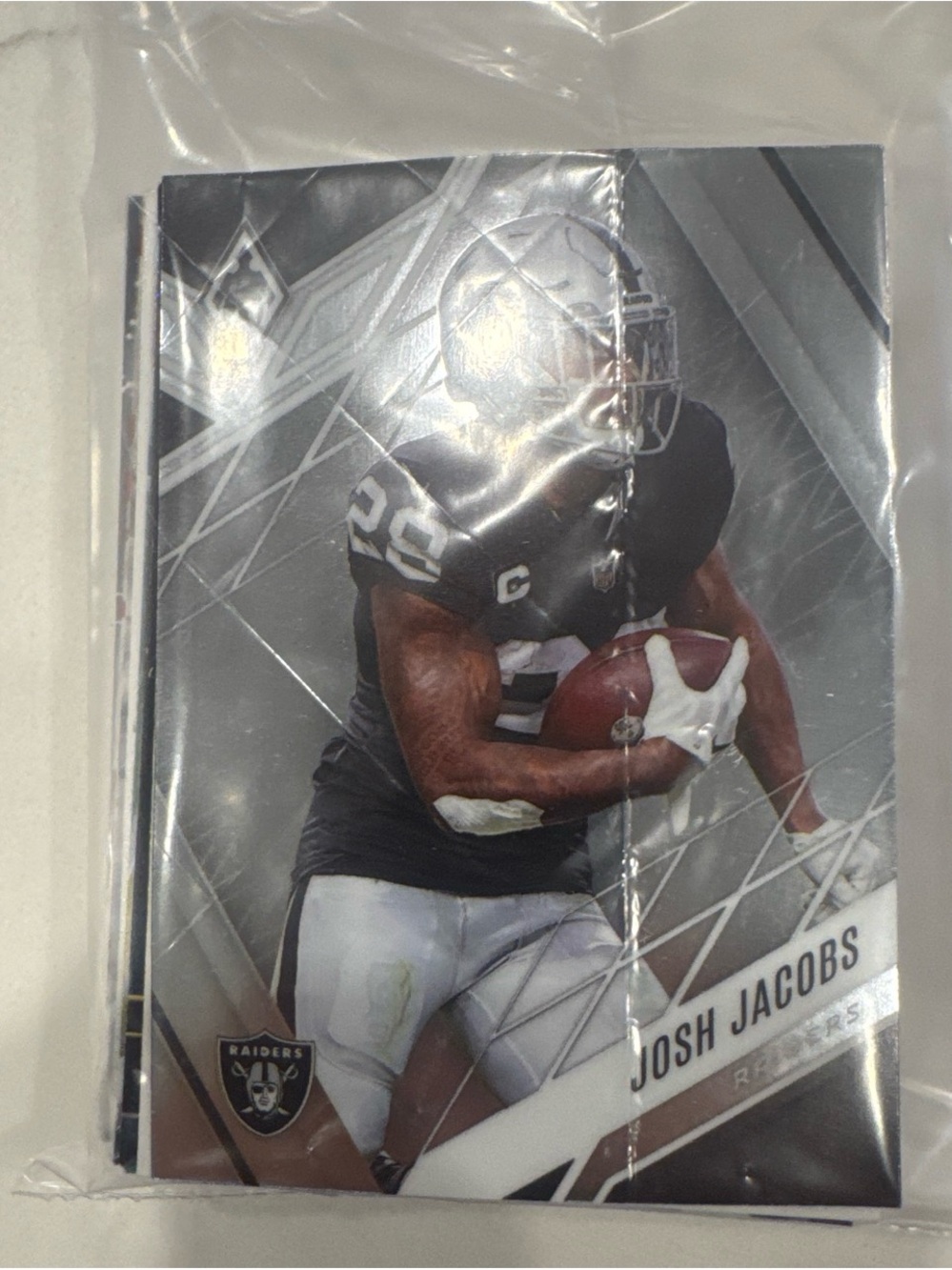 NFL card lot 30-40 cards.   Jacobs Oakland Raiders Football Trading Card - Black